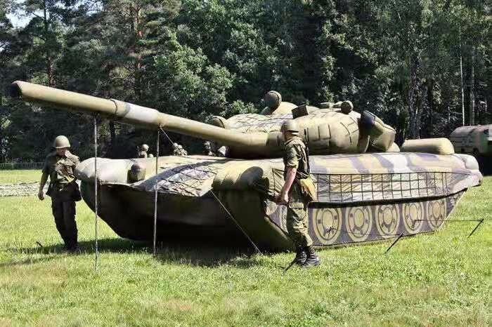 柳城部队充气坦克